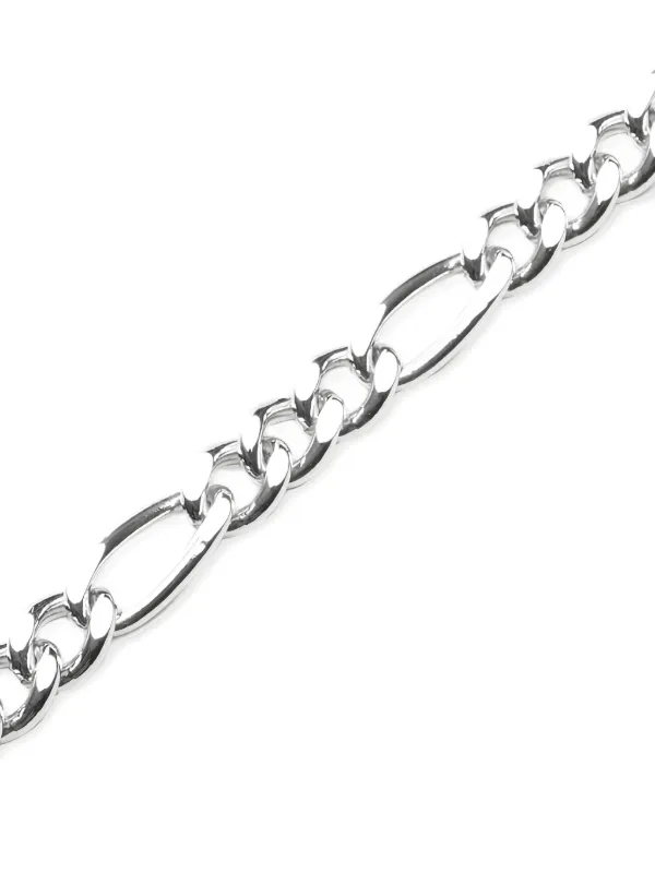Tom Wood Bo Figaro Chain Bracelet | Silver | FARFETCH NO