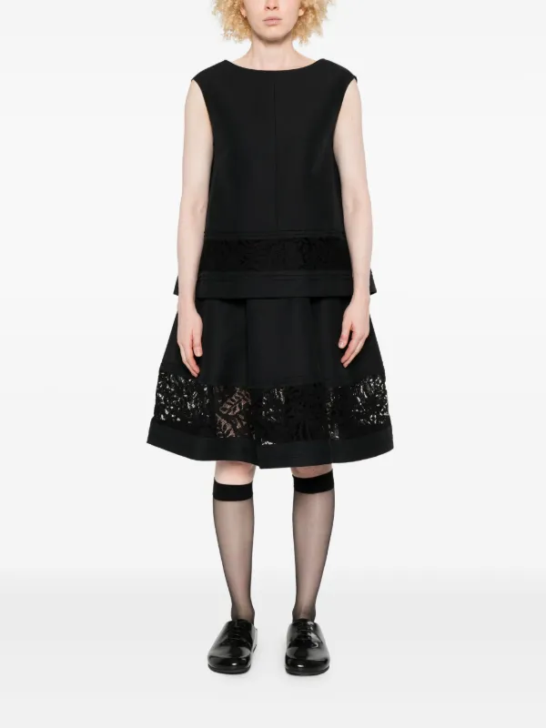 Marni レースインサート ブラウス | ブラック | FARFETCH JP