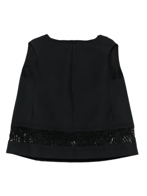 Marni レースインサート ブラウス | ブラック | FARFETCH JP