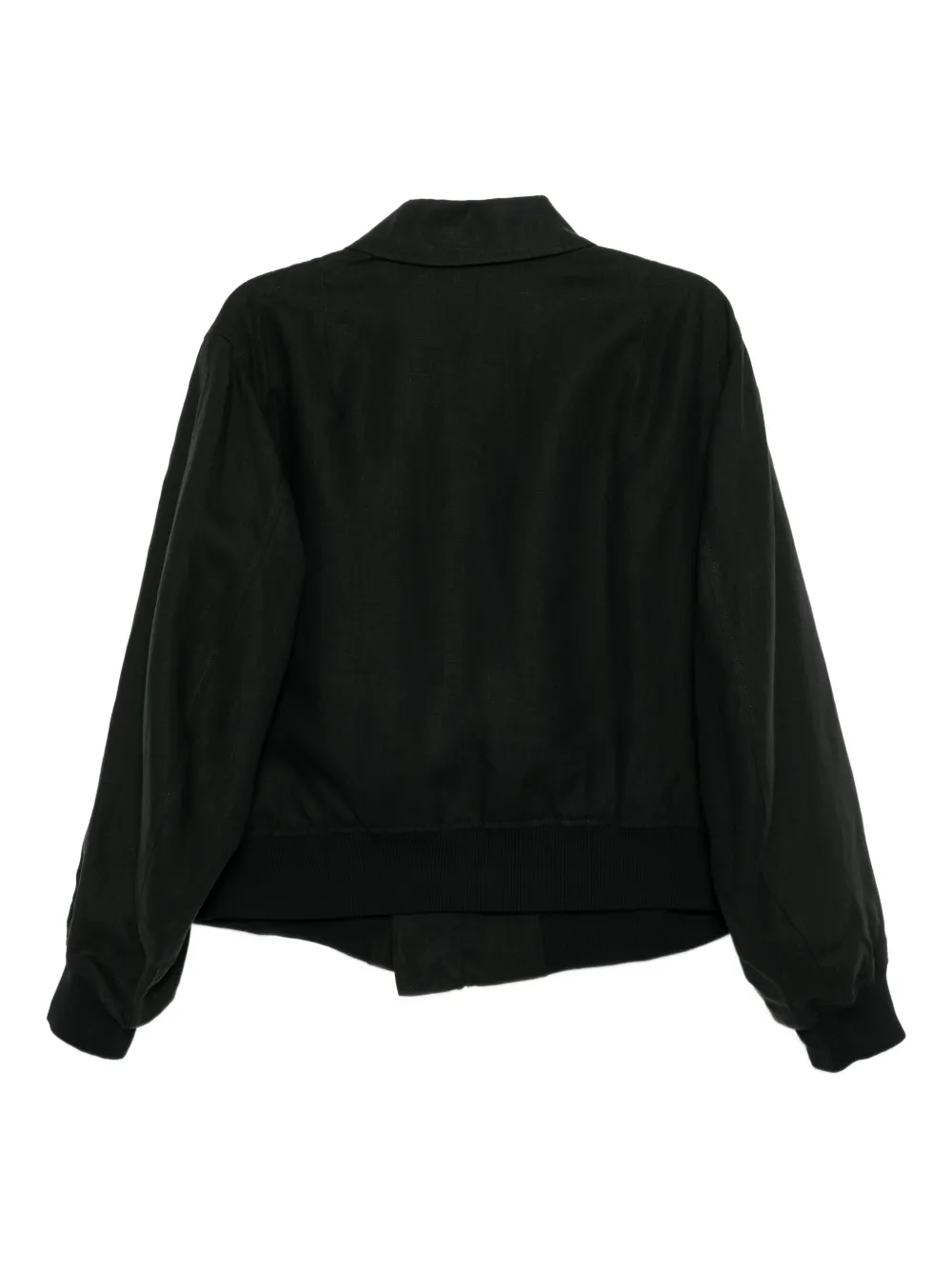Y's X 120% Lino Linen Jacket In Black