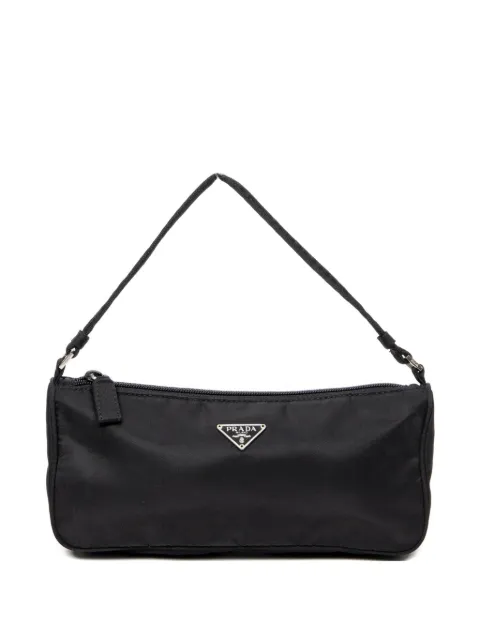 Prada Pre-Owned Triangle-logo shoulder bag