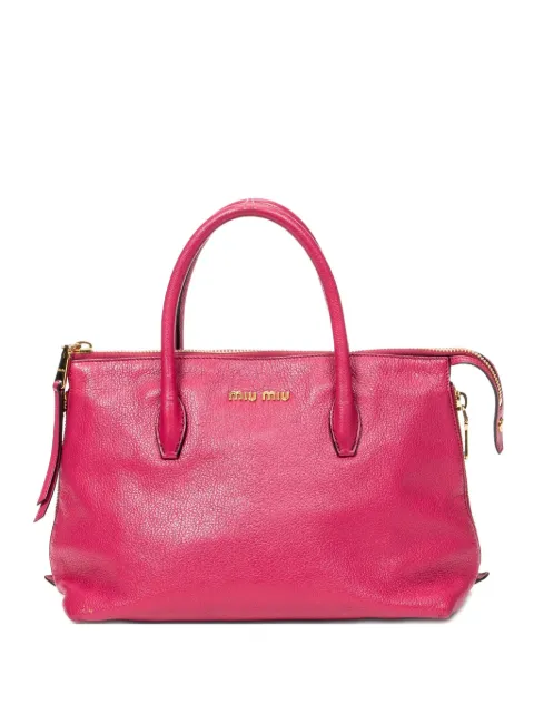 Miu Miu Pre-Owned top-handle zipped handbag