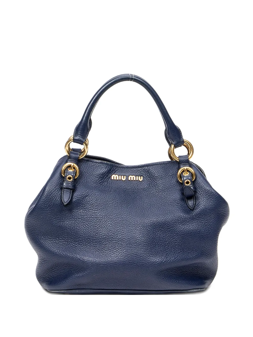 Miu Miu Pre-Owned tote de piel | azul | Image 1