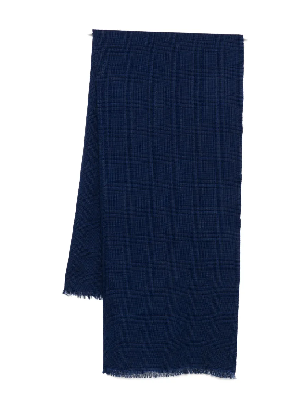 TOM FORD Sciarpa a quadri Principe di Galles - Blu