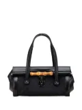 Gucci Pre-Owned 2000-2015 GG Canvas Bamboo Bullet shoulder bag - Black