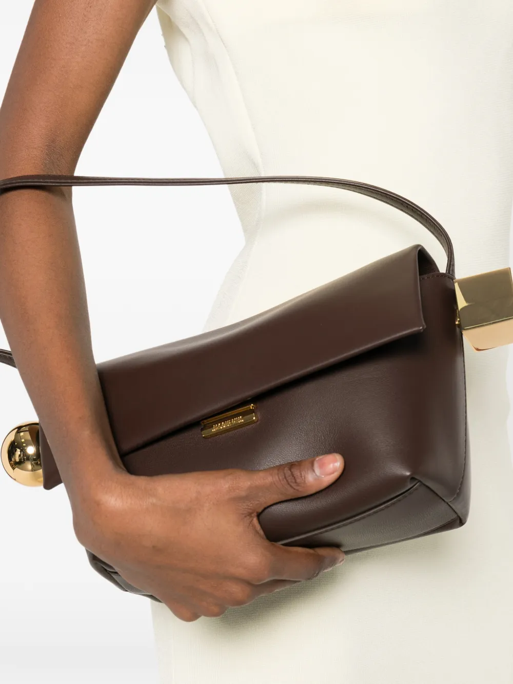 Jacquemus Le Rond Carré Tote Bag In Brown