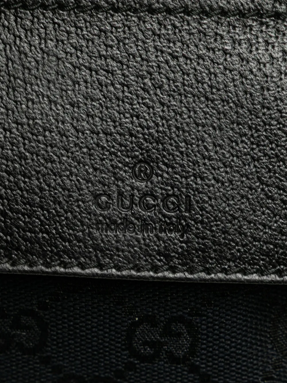 2000-2015 Gg Canvas Double Pocket Belt Bag