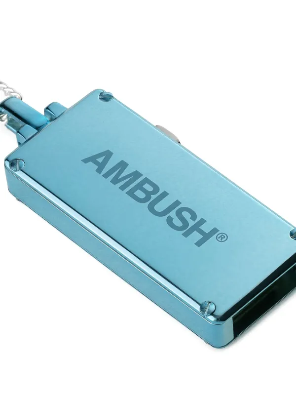 AMBUSH USB スクエアネックレス | ブルー | FARFETCH JP