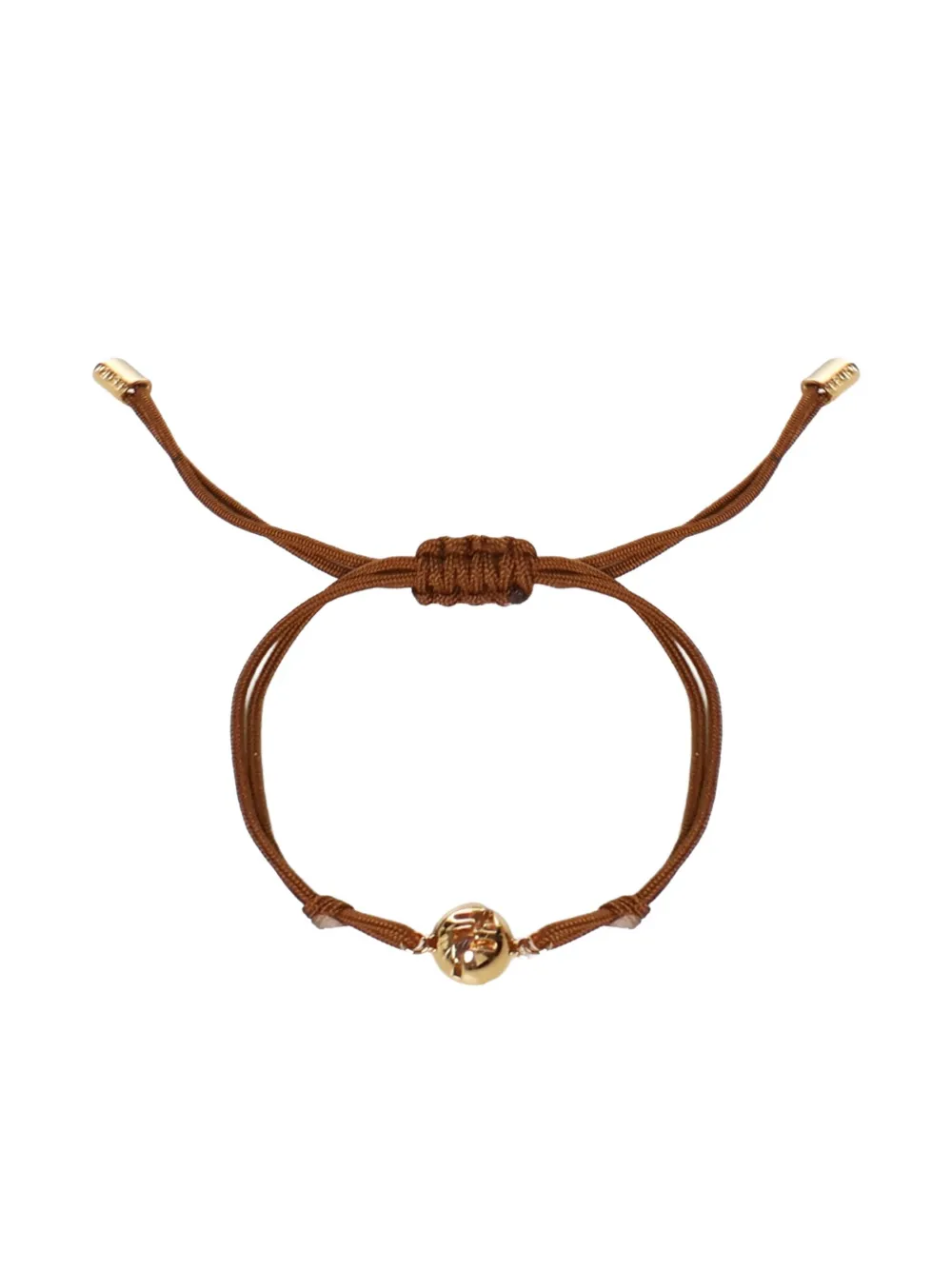 Fendi Sphera String Bracelet In Red