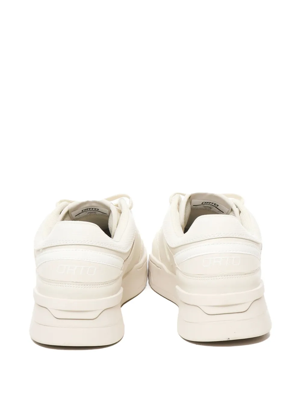 Orto Eclipse leather low-top sneakers Neutrals