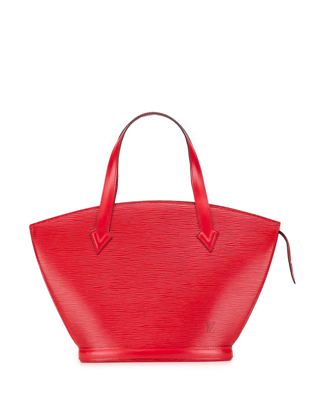 Pre-owned Louis Vuitton 1995 Epi Saint Jacques Pm Short Strap Handbag In Red