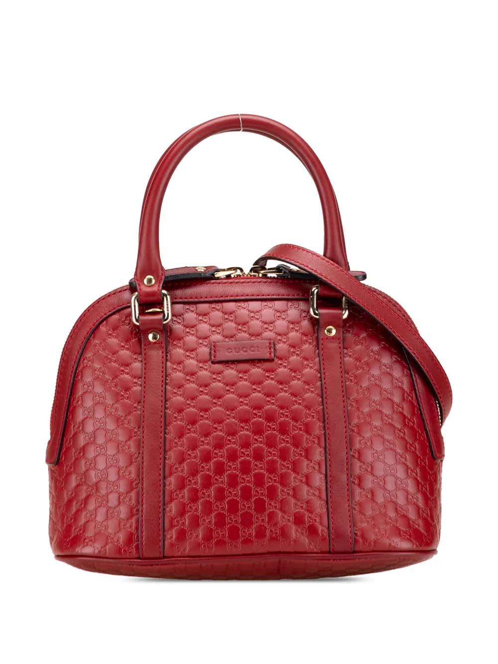 Gucci Pre-Owned 2016-2025 Mini Microguccissima Dome satchel - レッド Gucci Pre-Owned 2016-2025 Mini Microguccissima Dome satchel - レッド