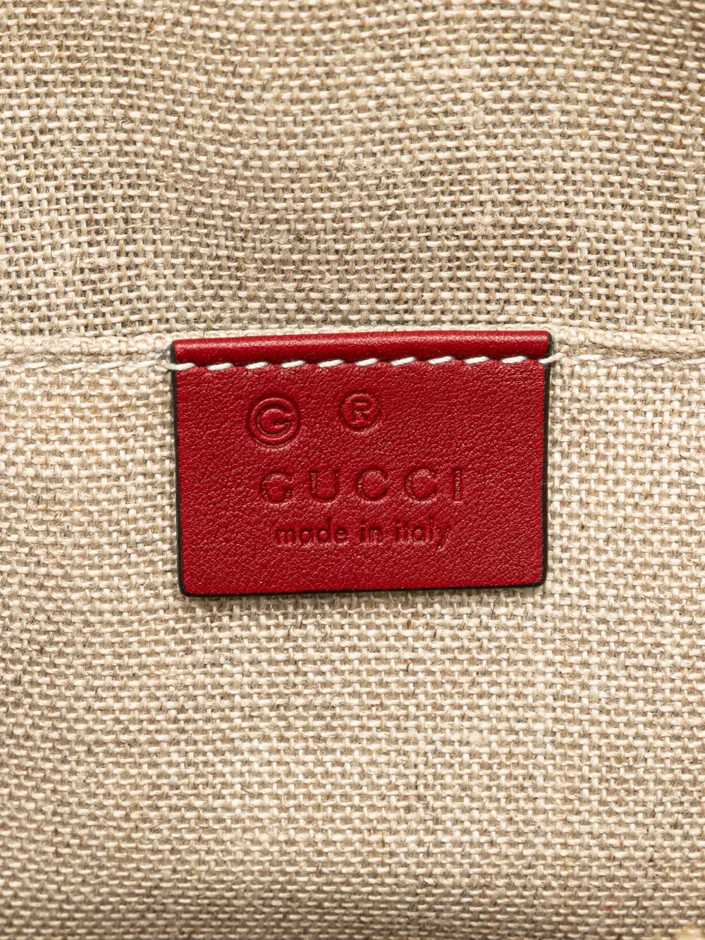 Pre-owned Gucci 2016-2025 Mini Microssima Dome Satchel In Red