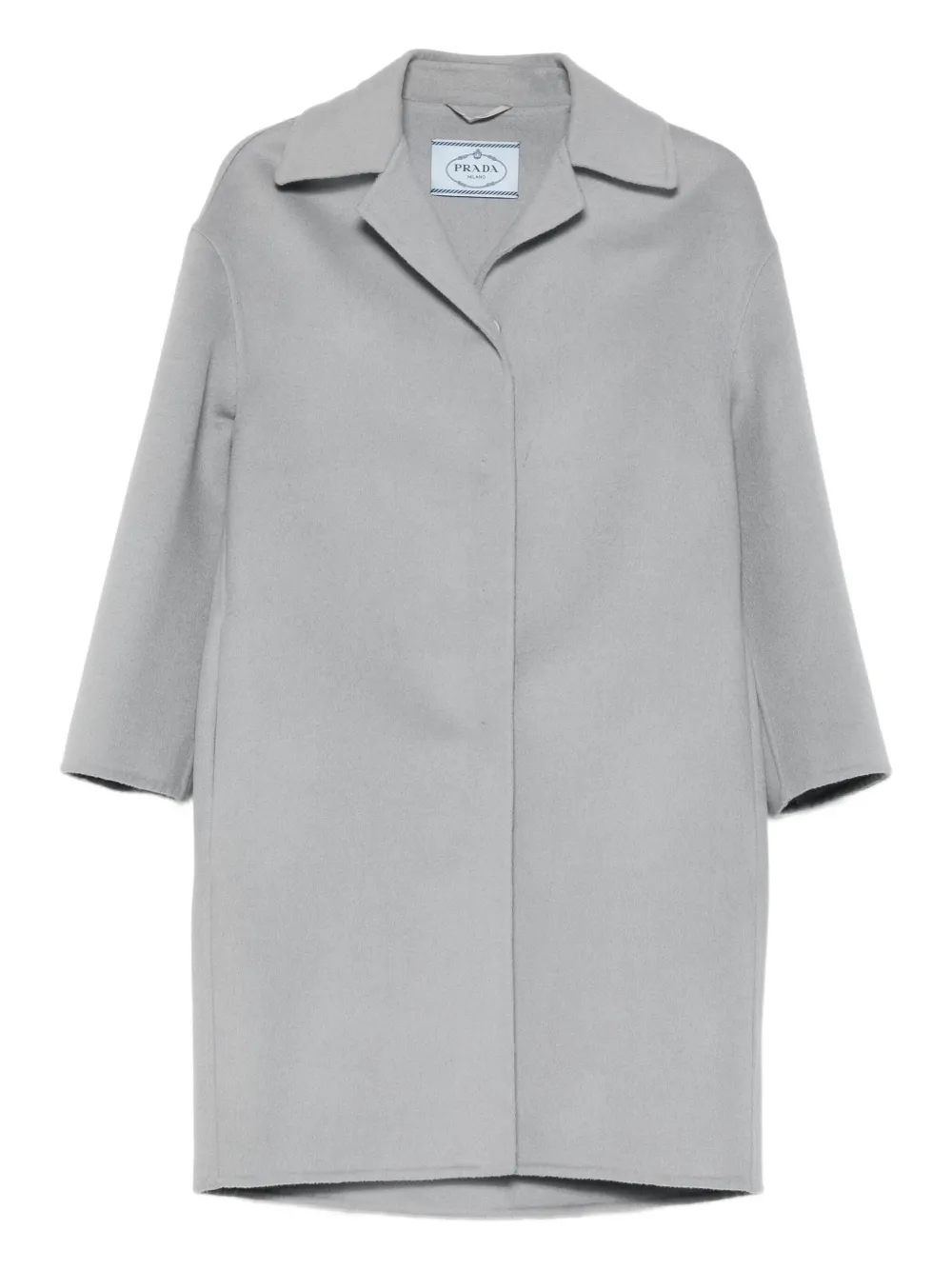 Prada single-breasted coat | Grey | Image 1