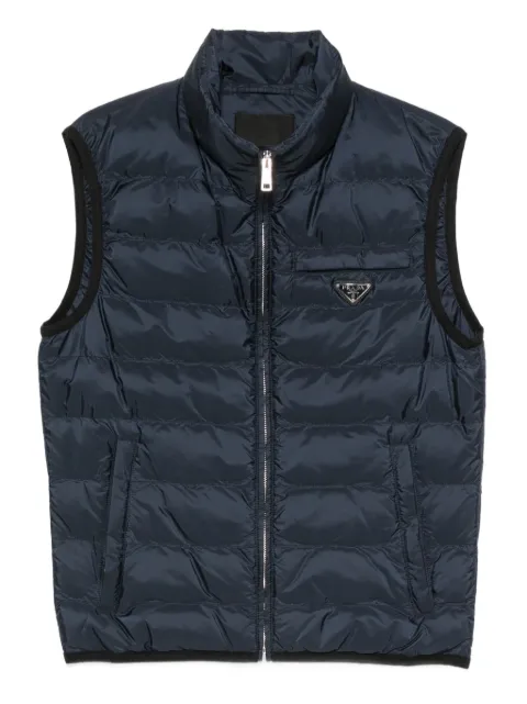 Prada Linea Rossa zip-up padded gilet