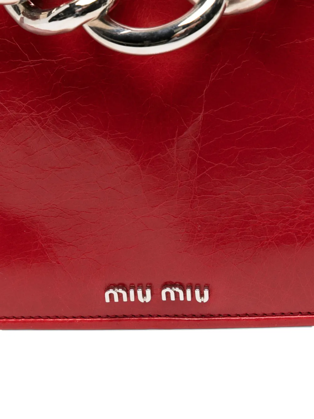 Miu Miu Club Shoulder Bag In Red