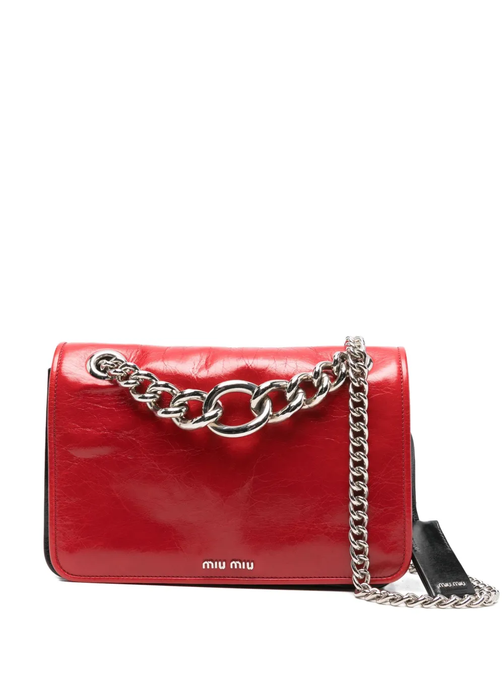 Miu Miu Club Shoulder Bag In Red