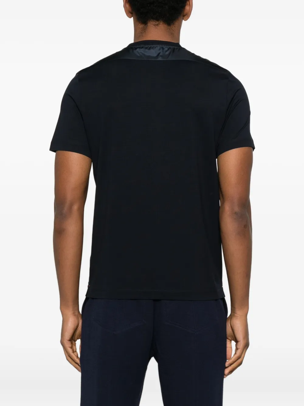 Prada Linea Rossa T-shirt met zak Blauw