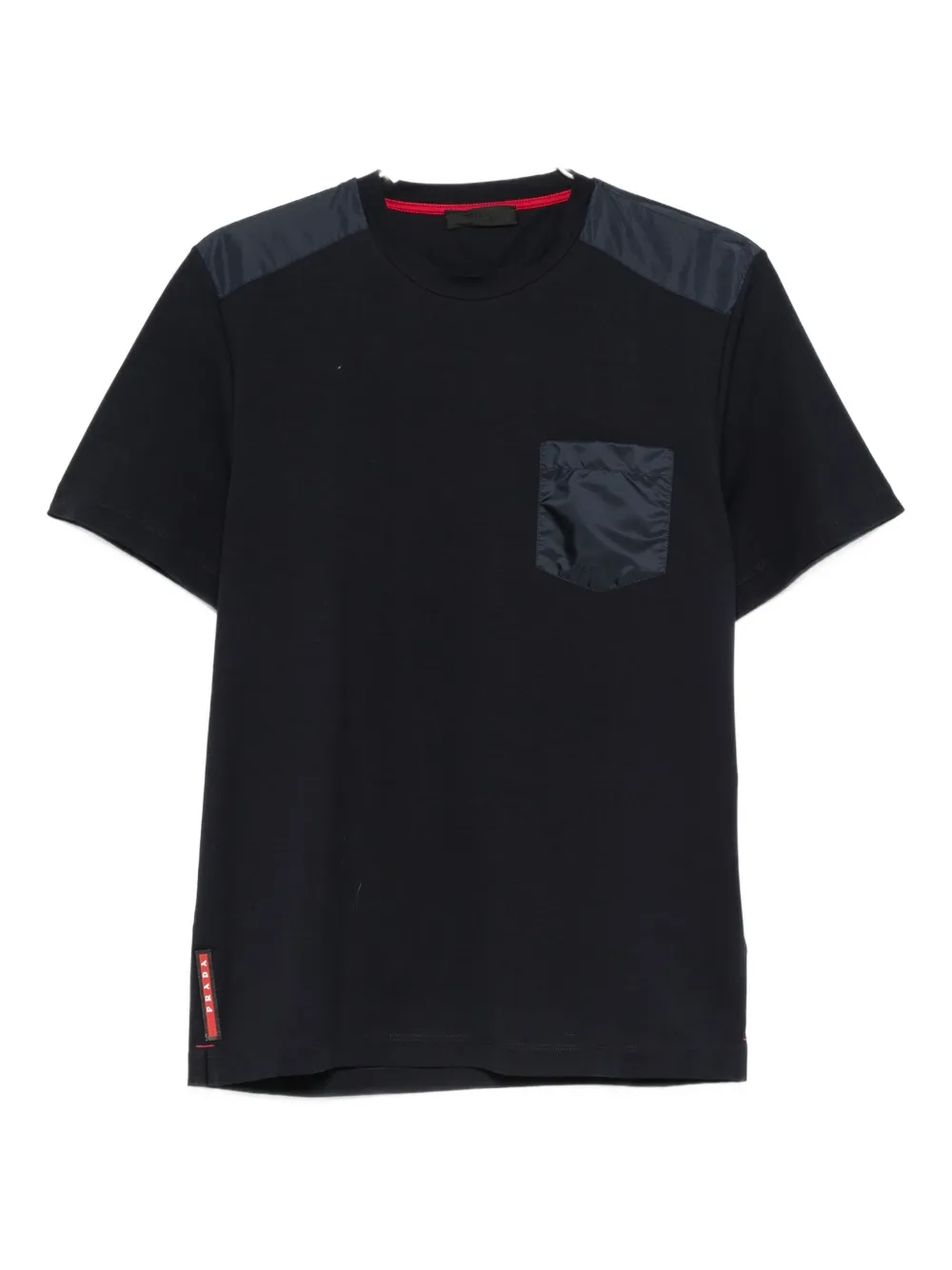 Prada Linea Rossa pocket T-shirt - Blu