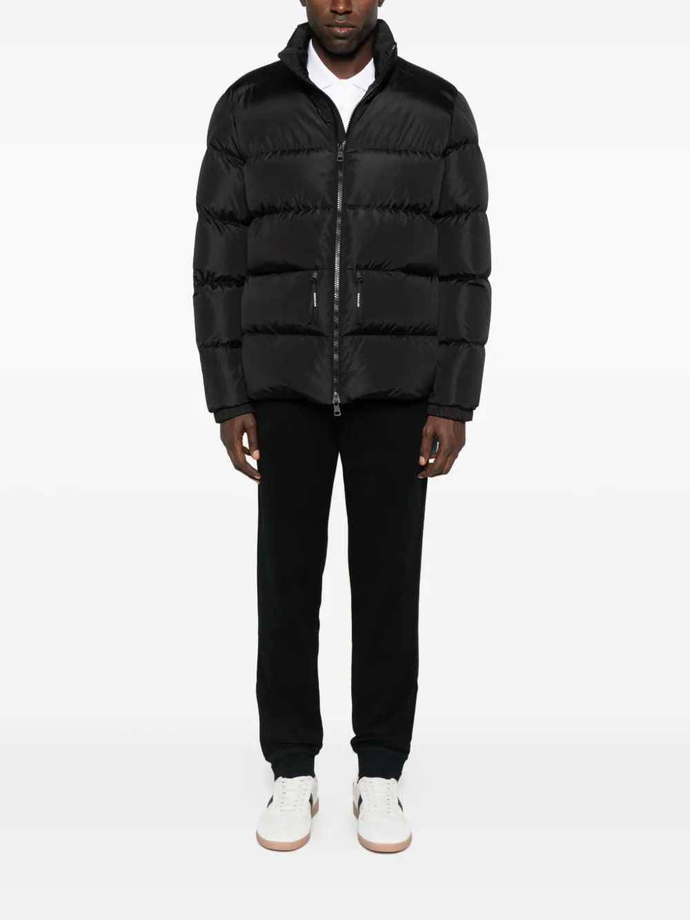 Prada Linea Rossa elastic-waistband track pants - Zwart