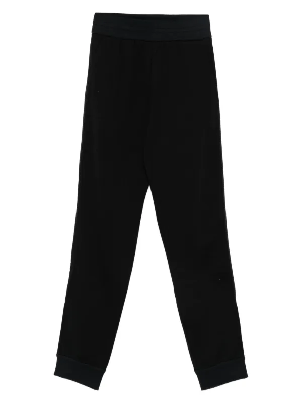 Prada Linea Rossa Pantalon De Jogging à Taille Élastiquée Noir