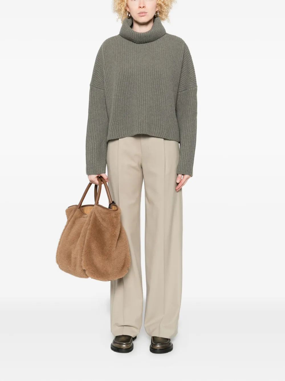 Cellar Door High waist broek - Beige