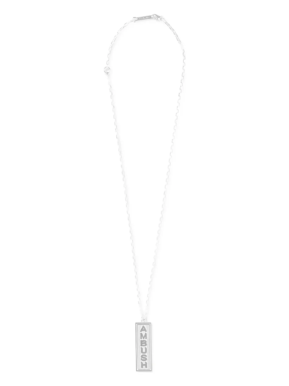 AMBUSH rectangular logo-plaque necklace | Image 2