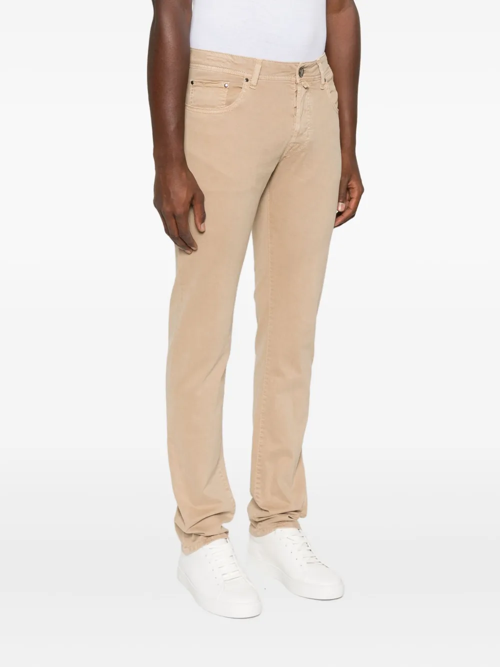 Jacob Cohën Straight broek Beige