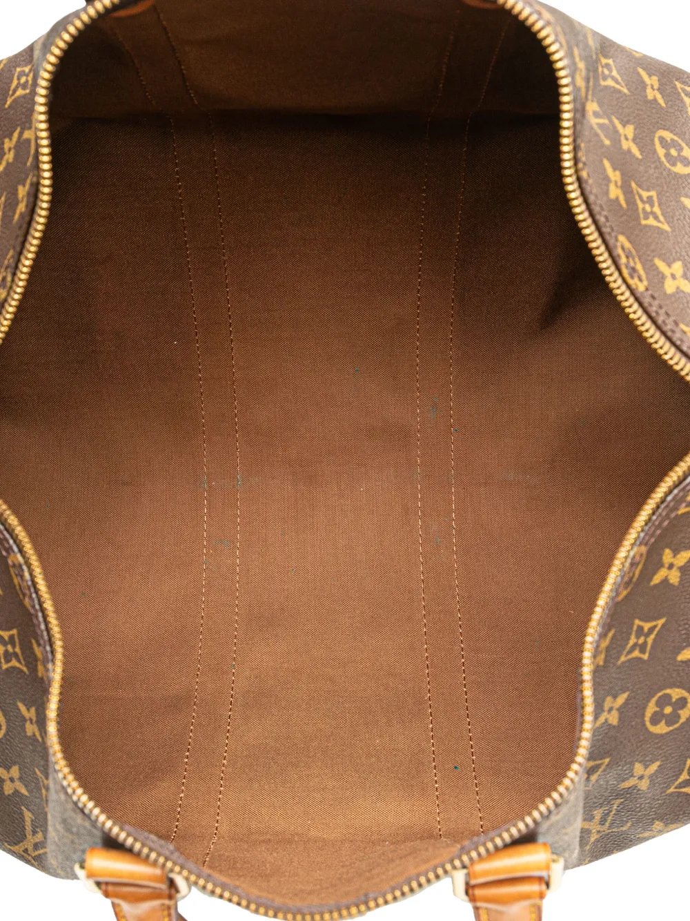 Pre-owned Louis Vuitton 1994 Monogram Keepall 45 Travel Bag In Brown