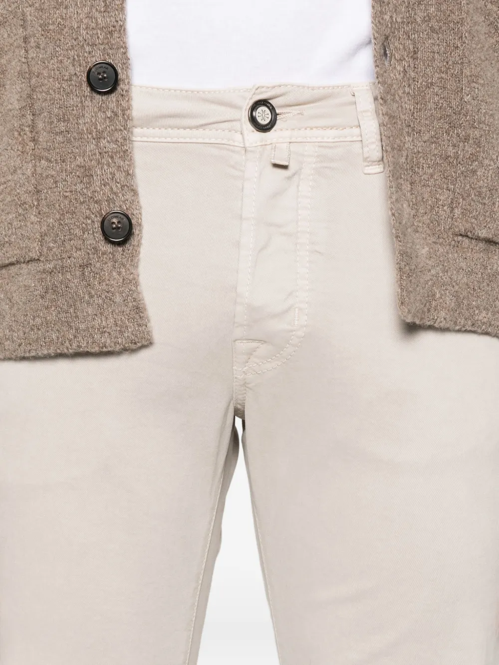 Jacob Cohën Straight broek Beige