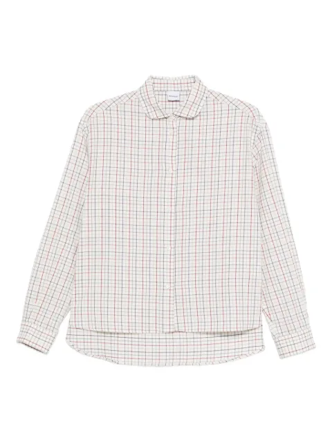ASPESI Peter-Pan-collar checked shirt