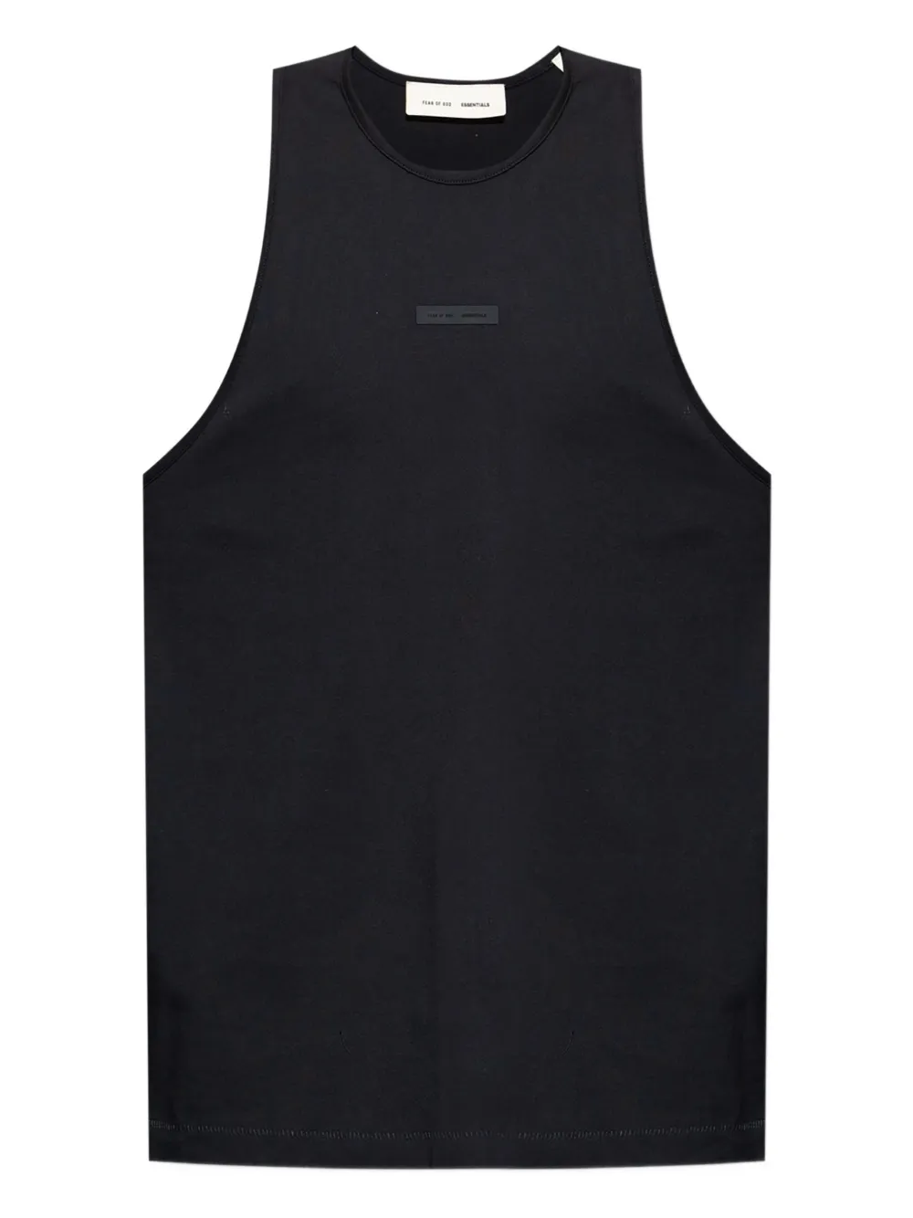 FEAR OF GOD ESSENTIALS logo-plaque tank top | Black | Image 1