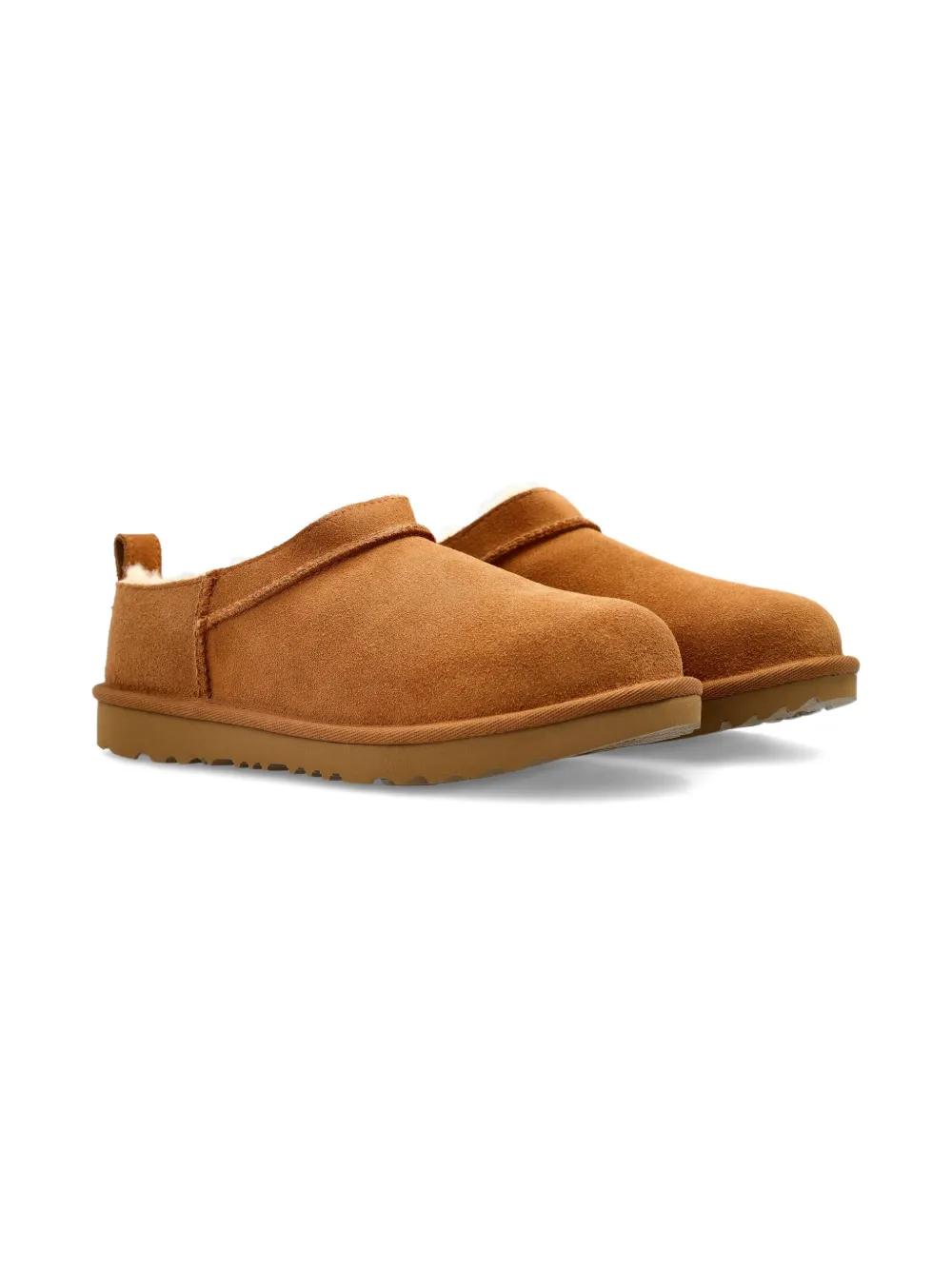 UGG Kids suede leather slip-on trainers Brown