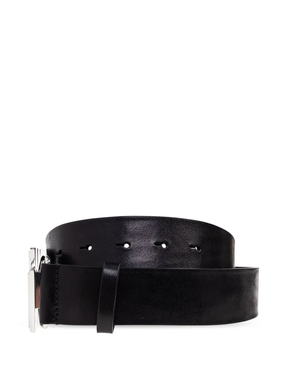 DSQUARED2 Riem verfraaid met kristallen - Zwart