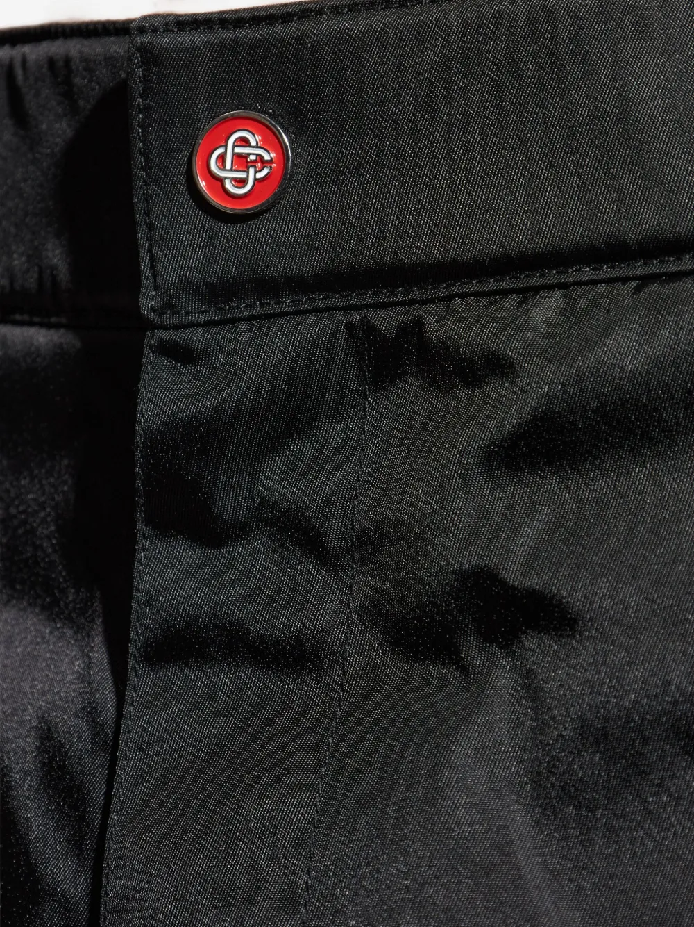 Casablanca Monogram Panelled Trousers In Black