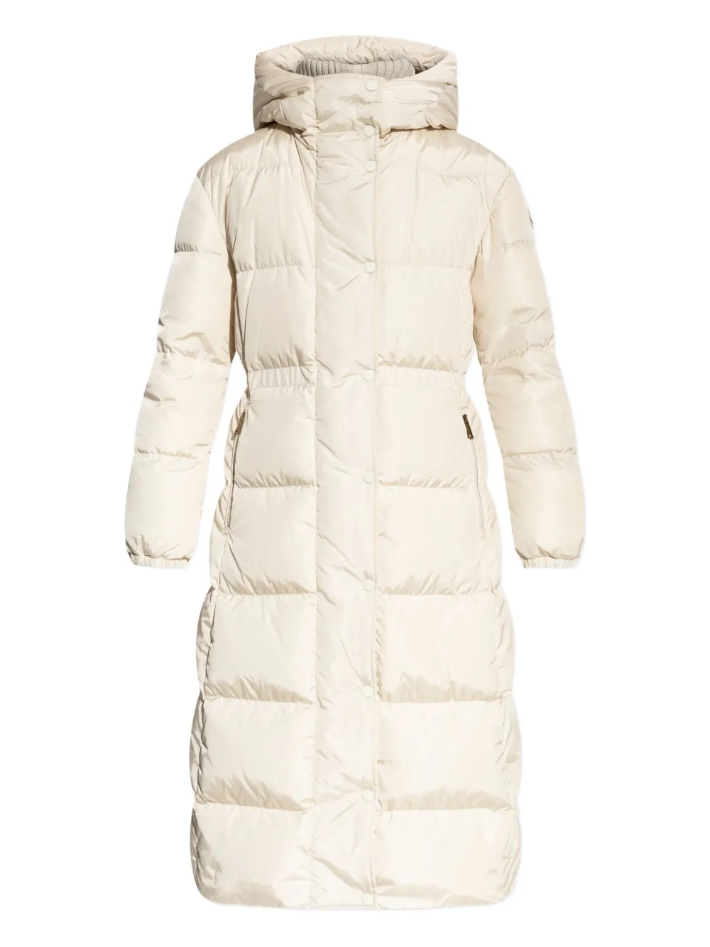 Moncler Chamer フーデッド キルティングコート - ホワイト Moncler Chamer フーデッド キルティングコート - ホワイト