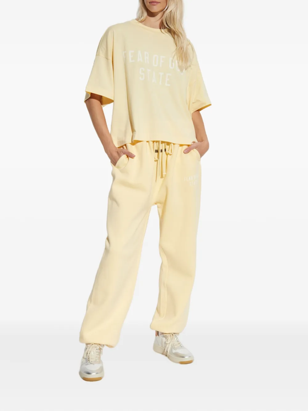 Essentials Cotton T-shirt In Yellow