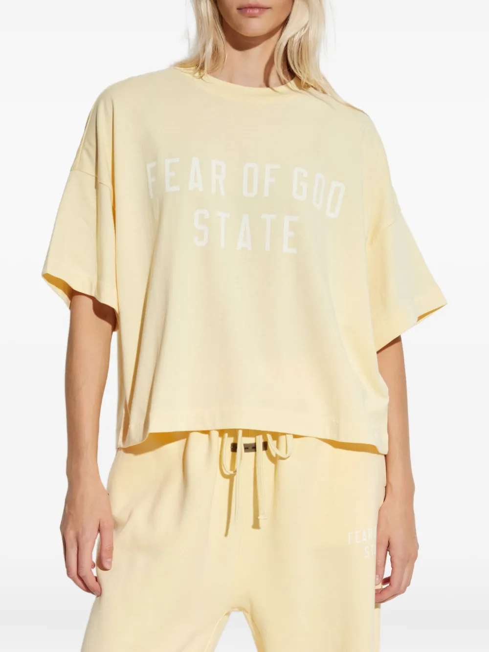 Essentials Cotton T-shirt In Yellow