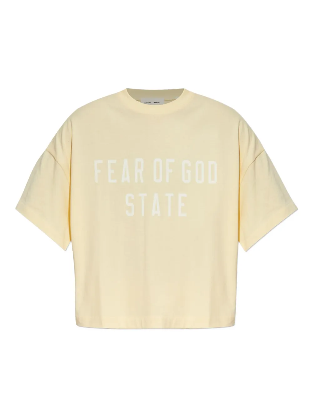 Essentials Cotton T-shirt In Yellow