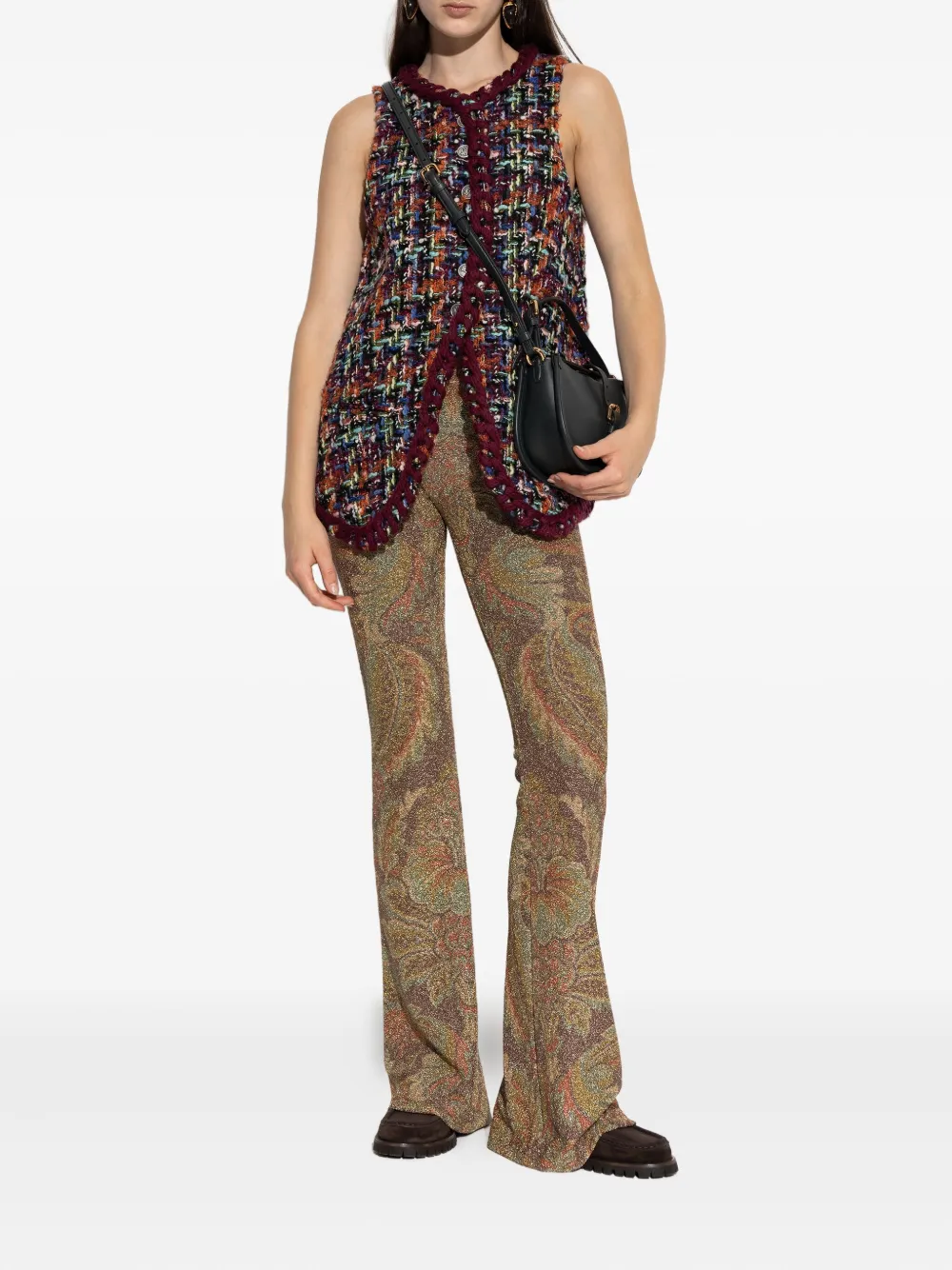 Etro Sleeveless Vest In Multi