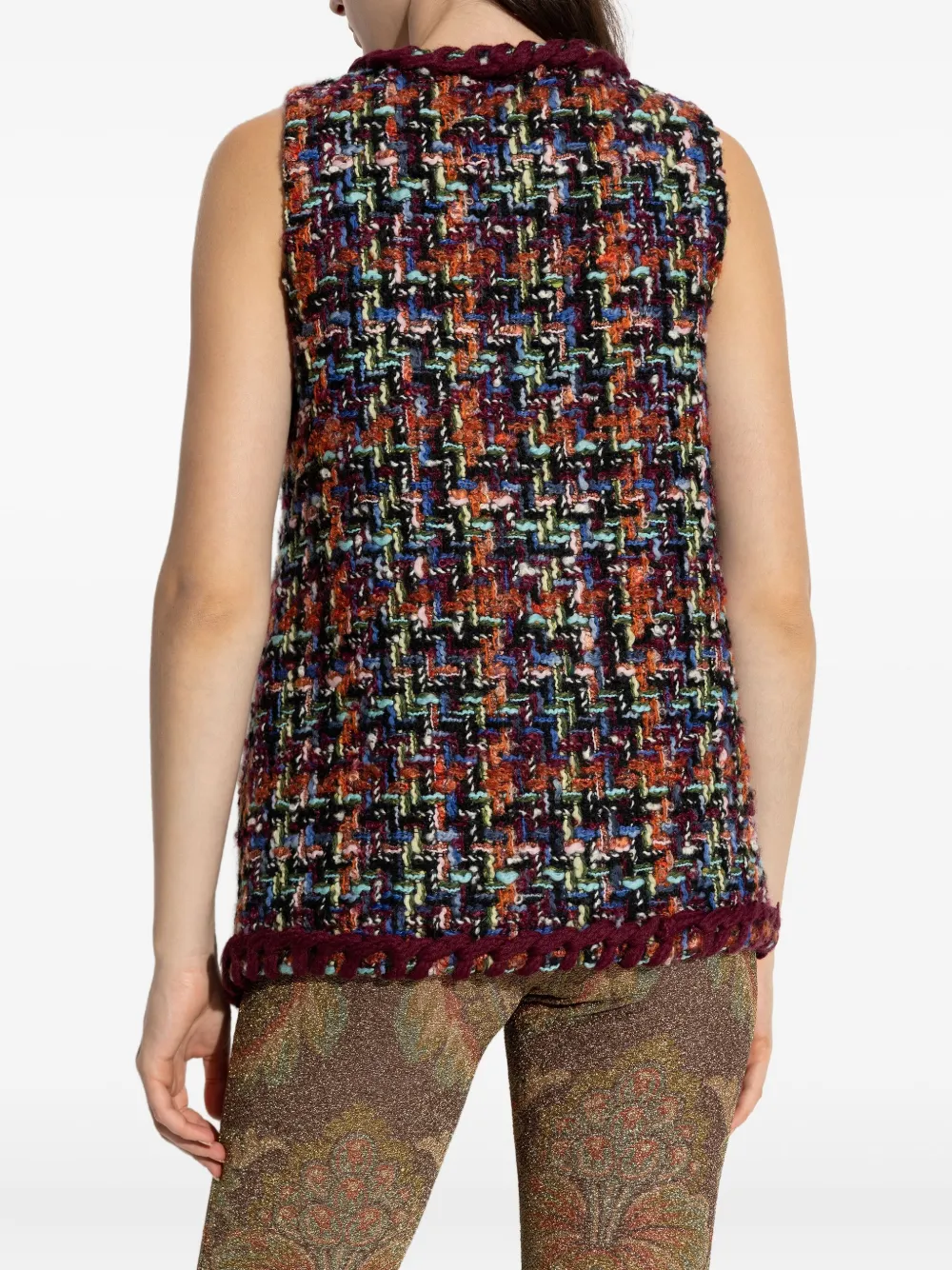 Etro Sleeveless Vest In Multi