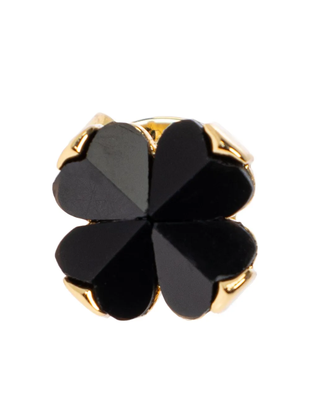 Kate Spade Spade Flower Stud Earrings In Black