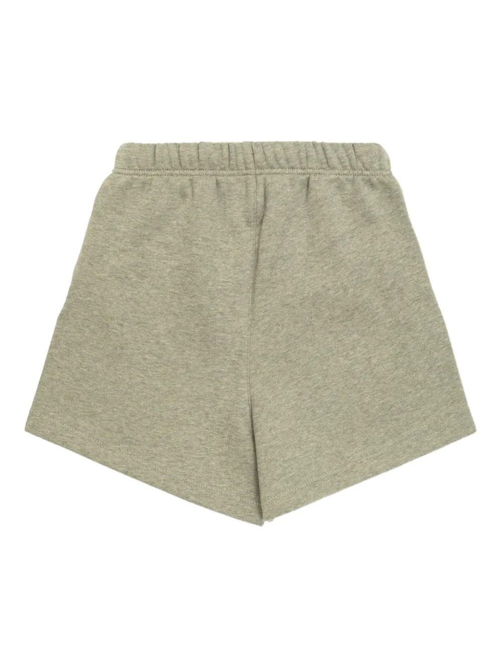 Essentials Elasticated-waist Logo Shorts In Green
