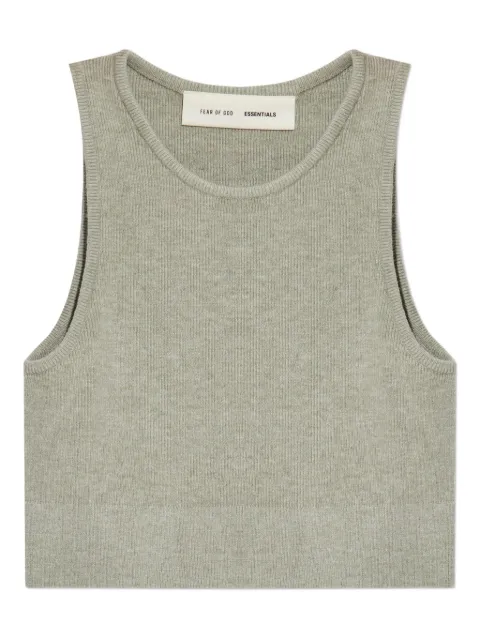 FEAR OF GOD ESSENTIALS ribbed racer-back top