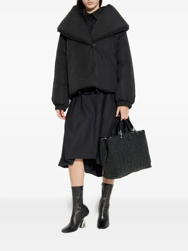 Moschino パデッドジャケット | ブラック | FARFETCH JP