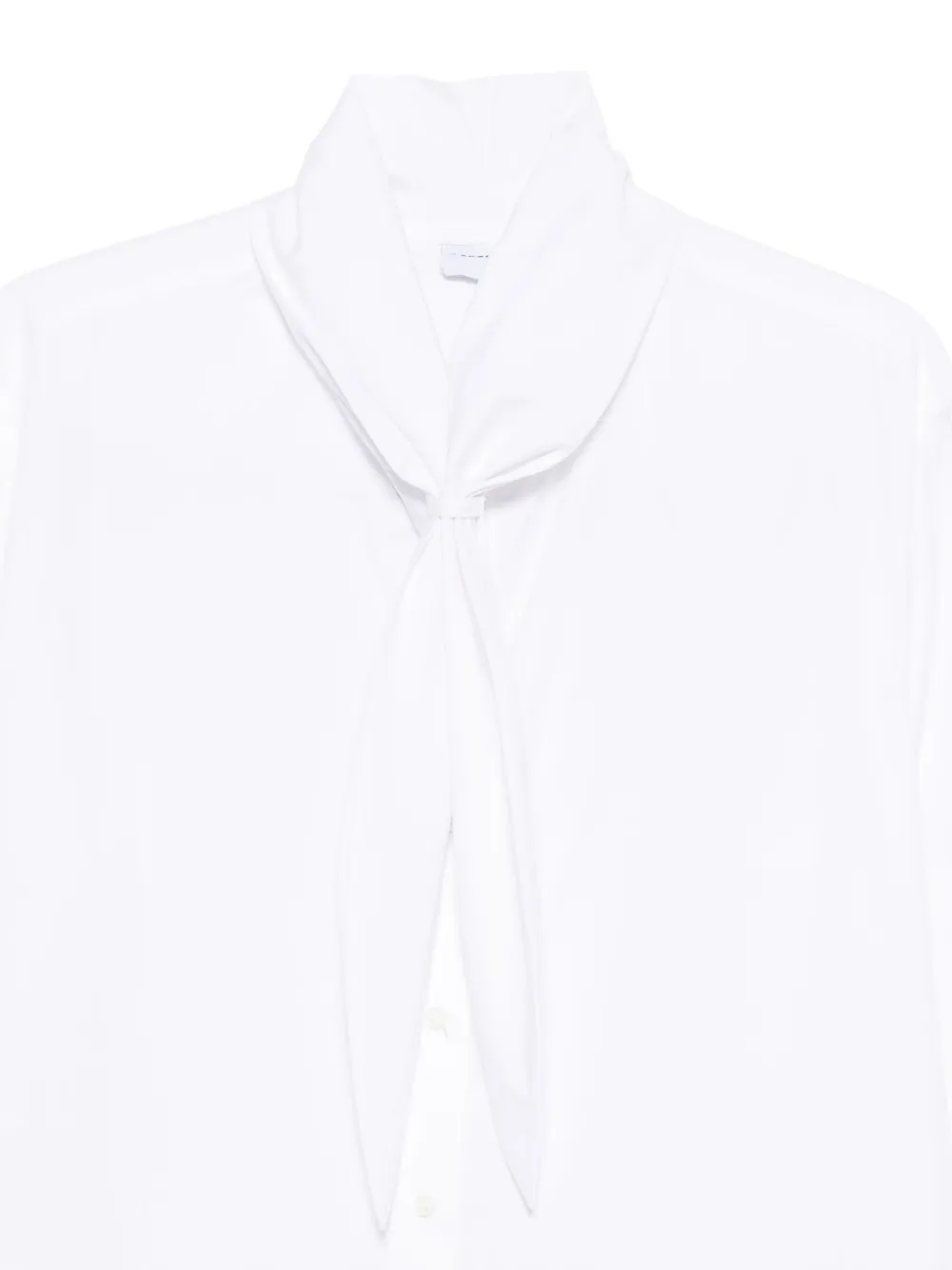 Aspesi Tie-neck Shirt In White