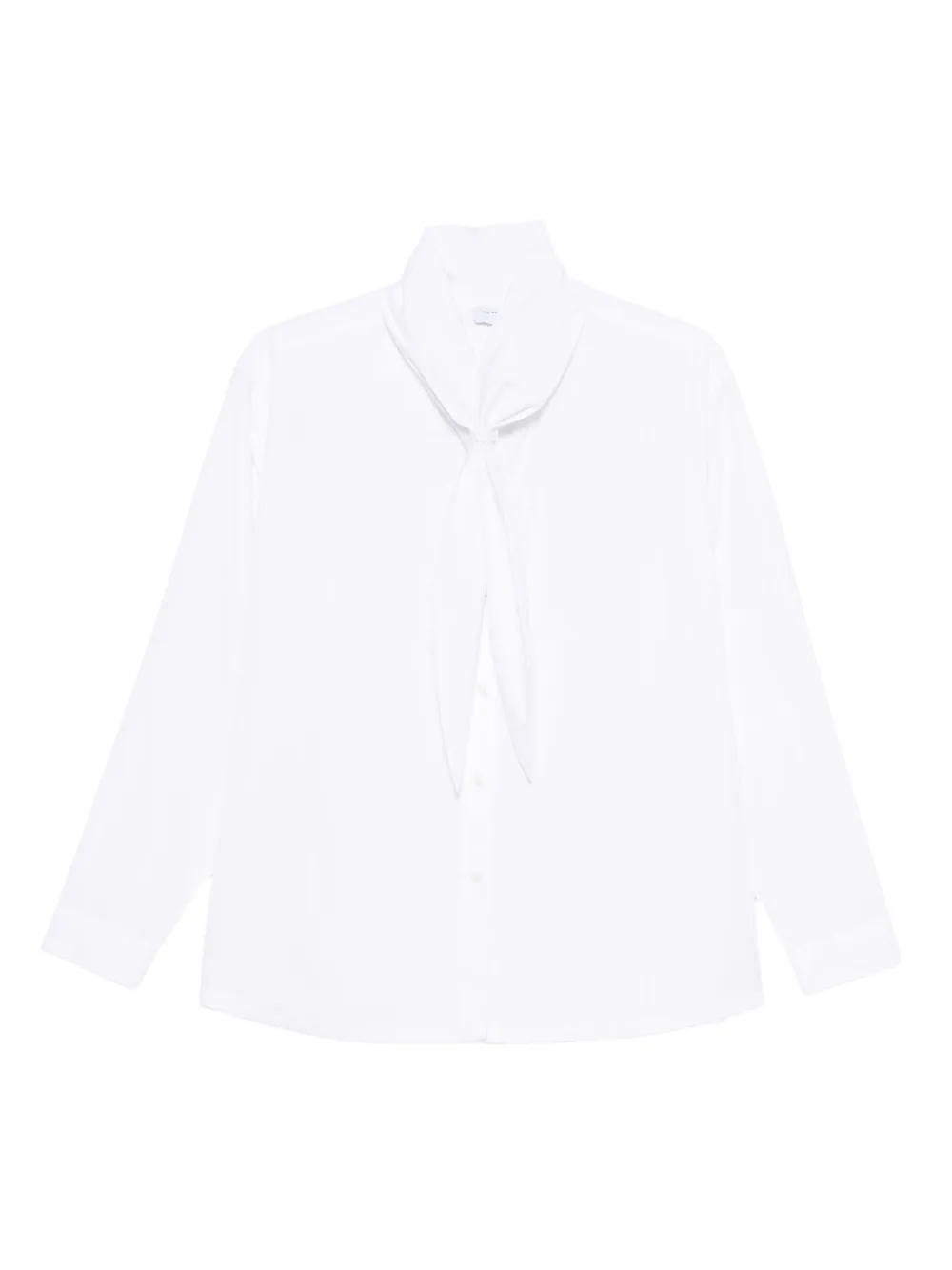 Aspesi Tie-neck Shirt In White