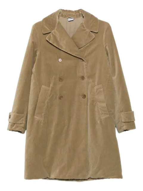 ASPESI double-breasted velvet coat
