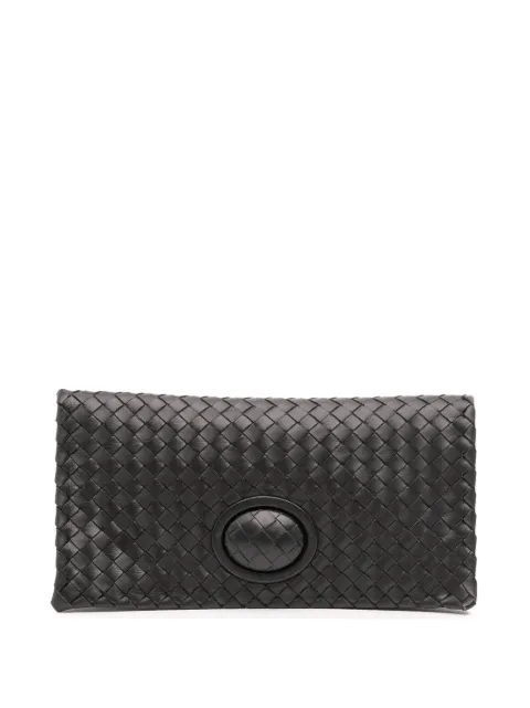 Bottega Veneta Pre-Owned 2012-2025 Nappa Intrecciato Turn Lock clutch bag