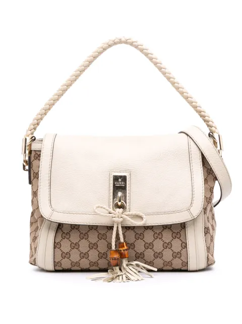Gucci Pre-Owned 2016-2025 GG Canvas Bella Flap satchel